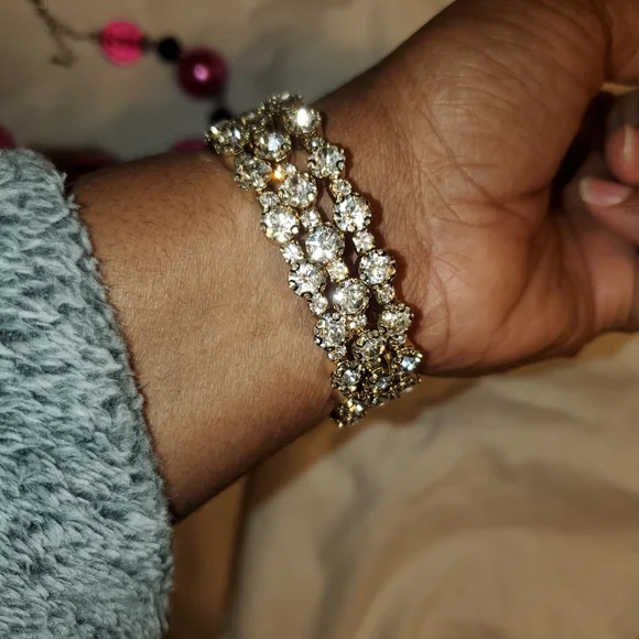 Rhinestone bracelet - Picture 2 of 2